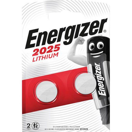 Photo of Energizer Cr2025 Coin Lithium Battery Pack Of 2