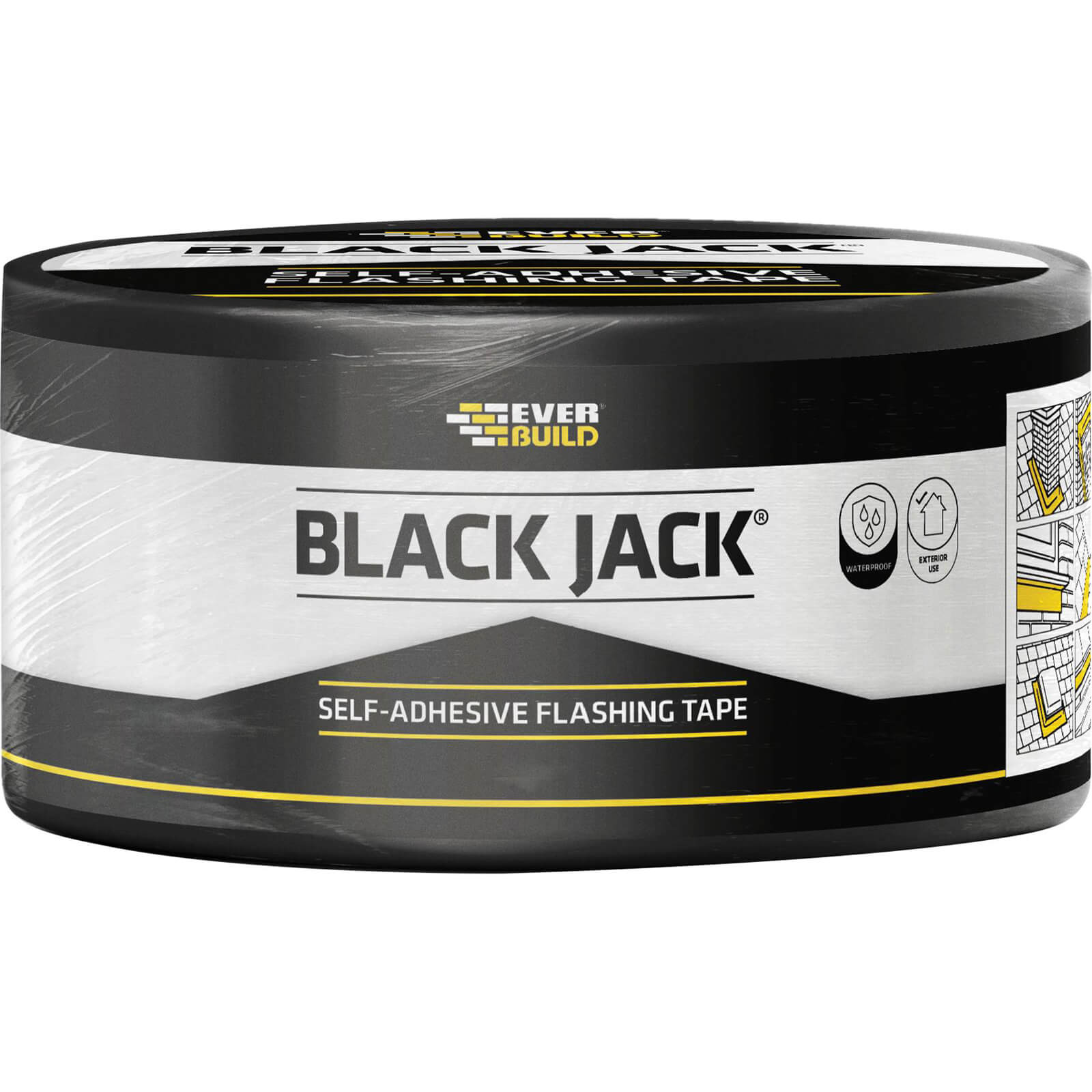 Photo of Everbuild Black Jack Flashing Tape 150mm 10m