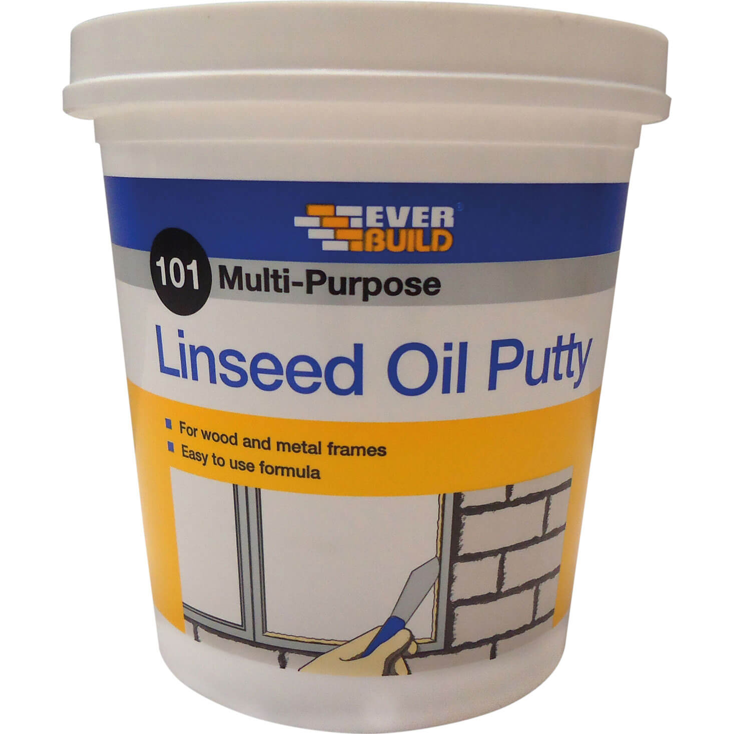 Photo of Everbuild Multi Purpose Linseed Oil Putty Natural 2000g