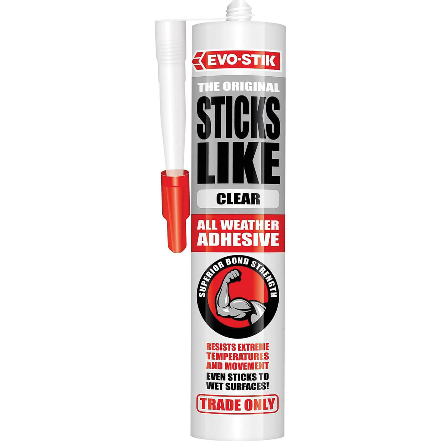 Photo of Evo-stik Sticks Like All Weather Adhesive Clear 290ml