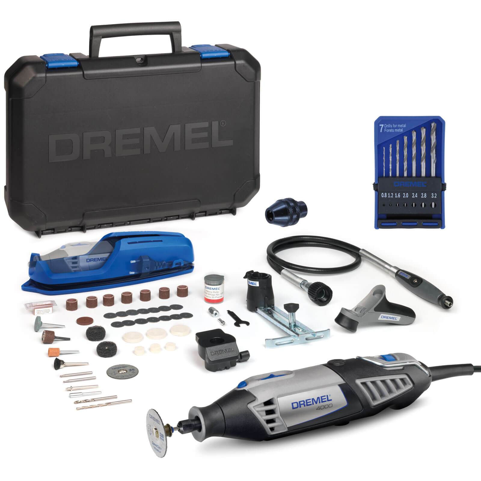 Dremel 4000 Rotary Multi Tool 73 Accessory Kit Rotary Multi Tools 7726