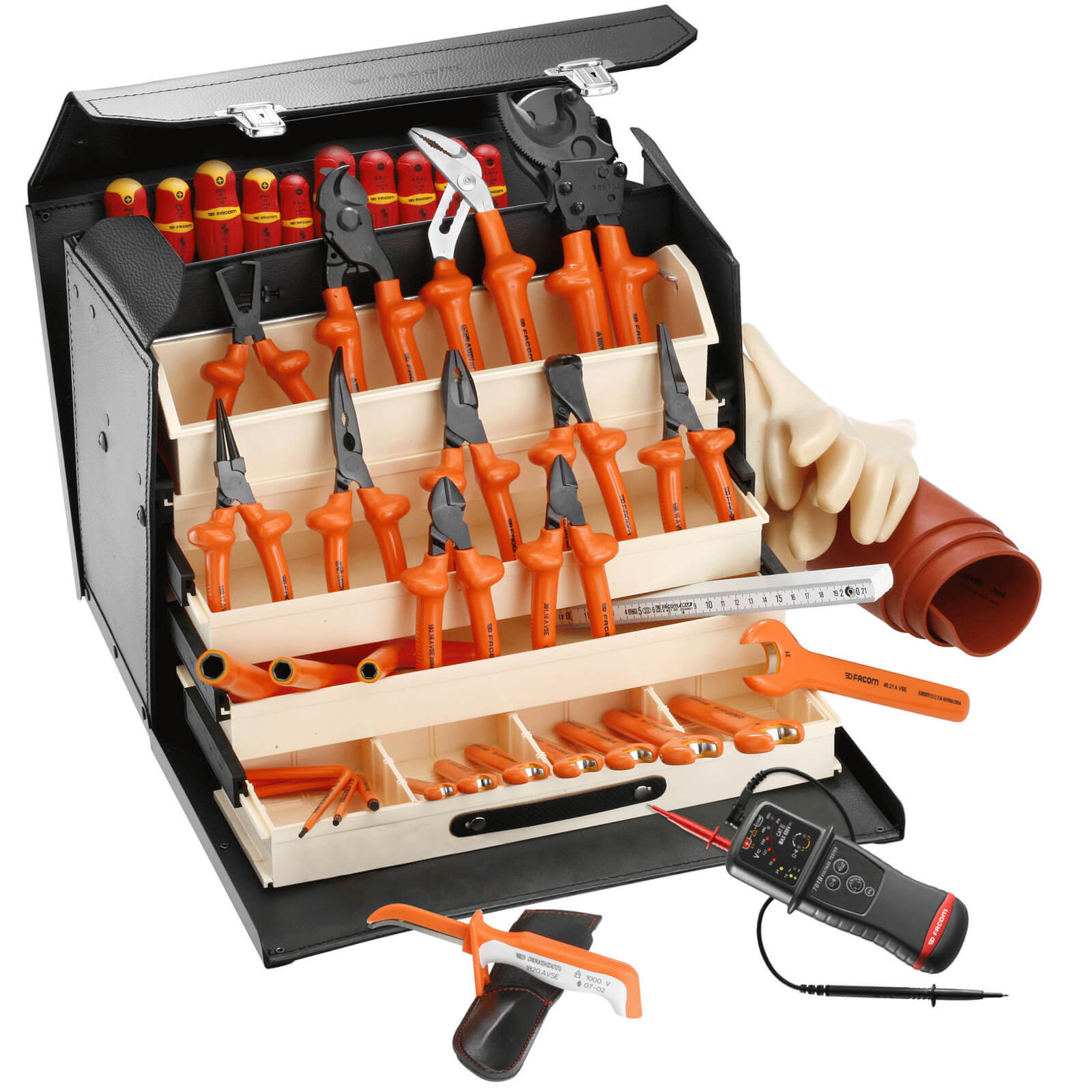 Photo of Facom 2184c.vse 41 Piece Electricians Tool Kit