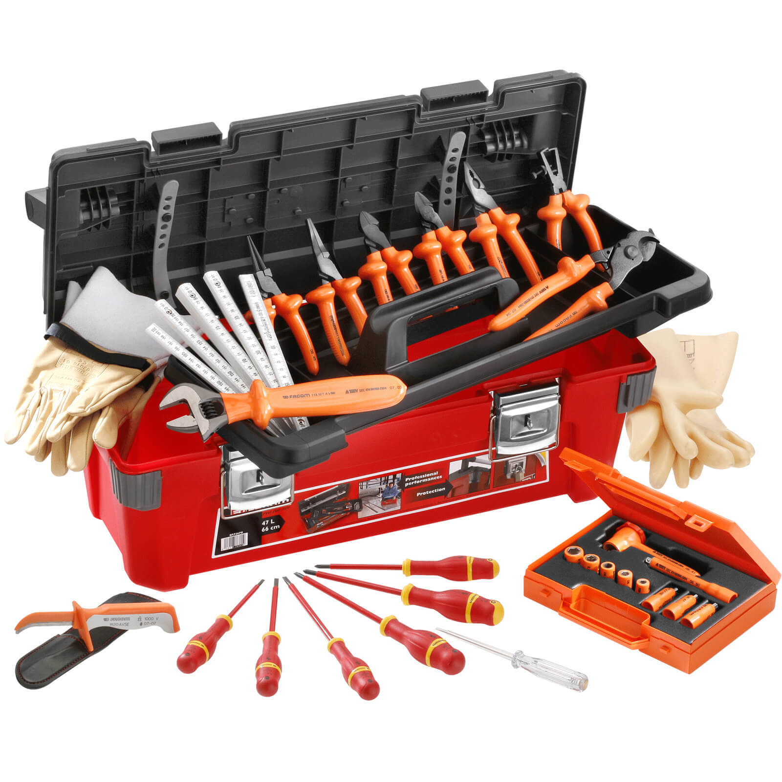 Photo of Facom 2185c.vse 20 Piece Insulated Hand Tool Kit