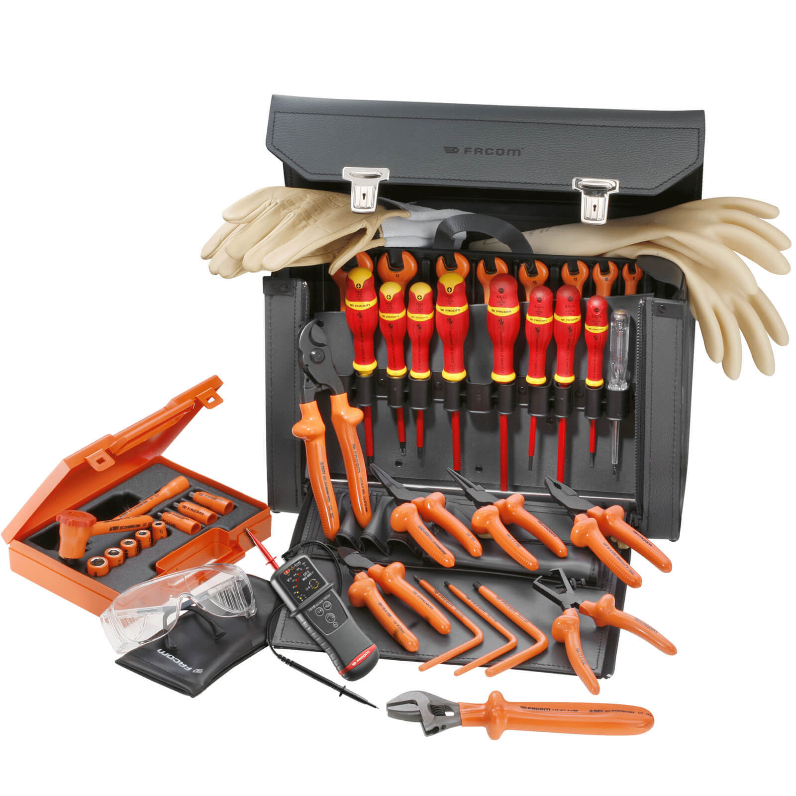 Photo of Facom 2187c.vse 32 Piece Electricians Tool Kit