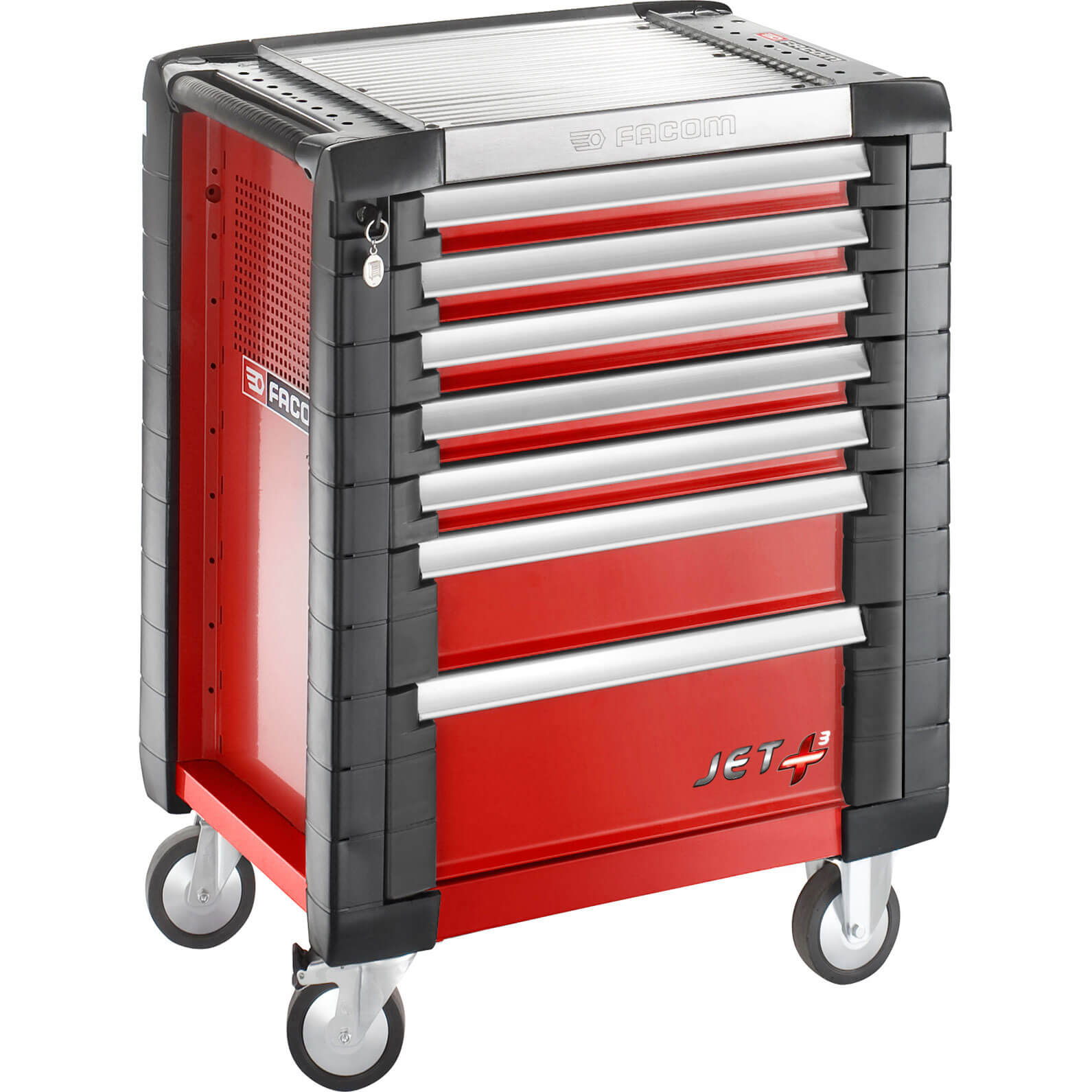 Photo of Facom Jet+ 7 Drawer Roller Cabinet Red
