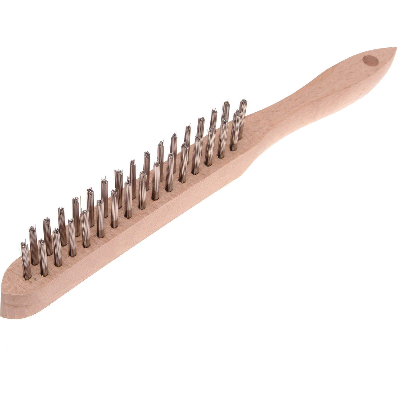 Photo of Faithfull Stainless Steel Scratch Wire Brush 2 Rows