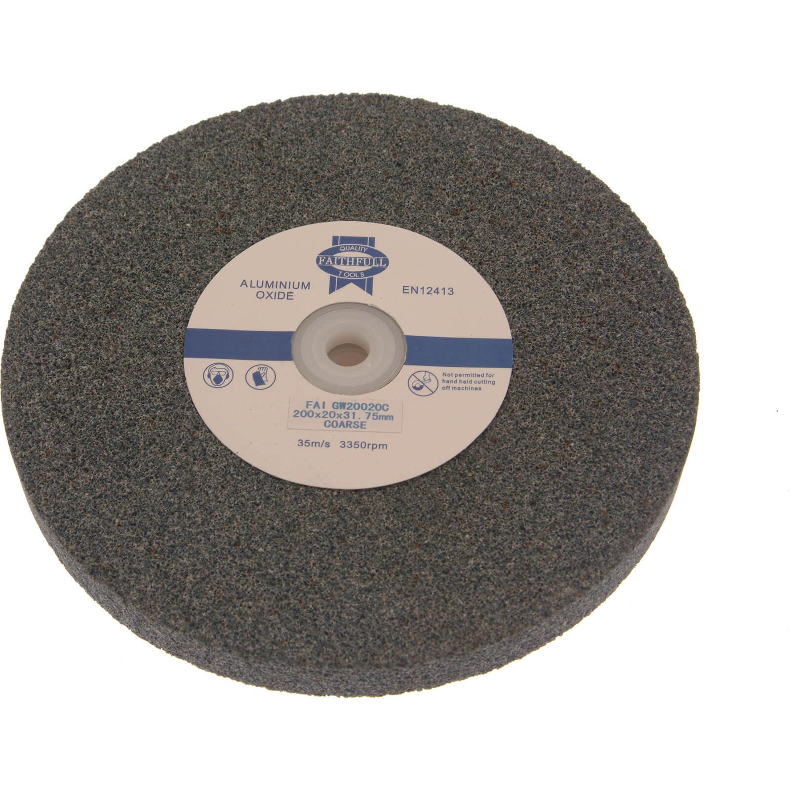 Photo of Faithfull Green Silicone Carbide Grinding Wheel 150mm 20mm Fine