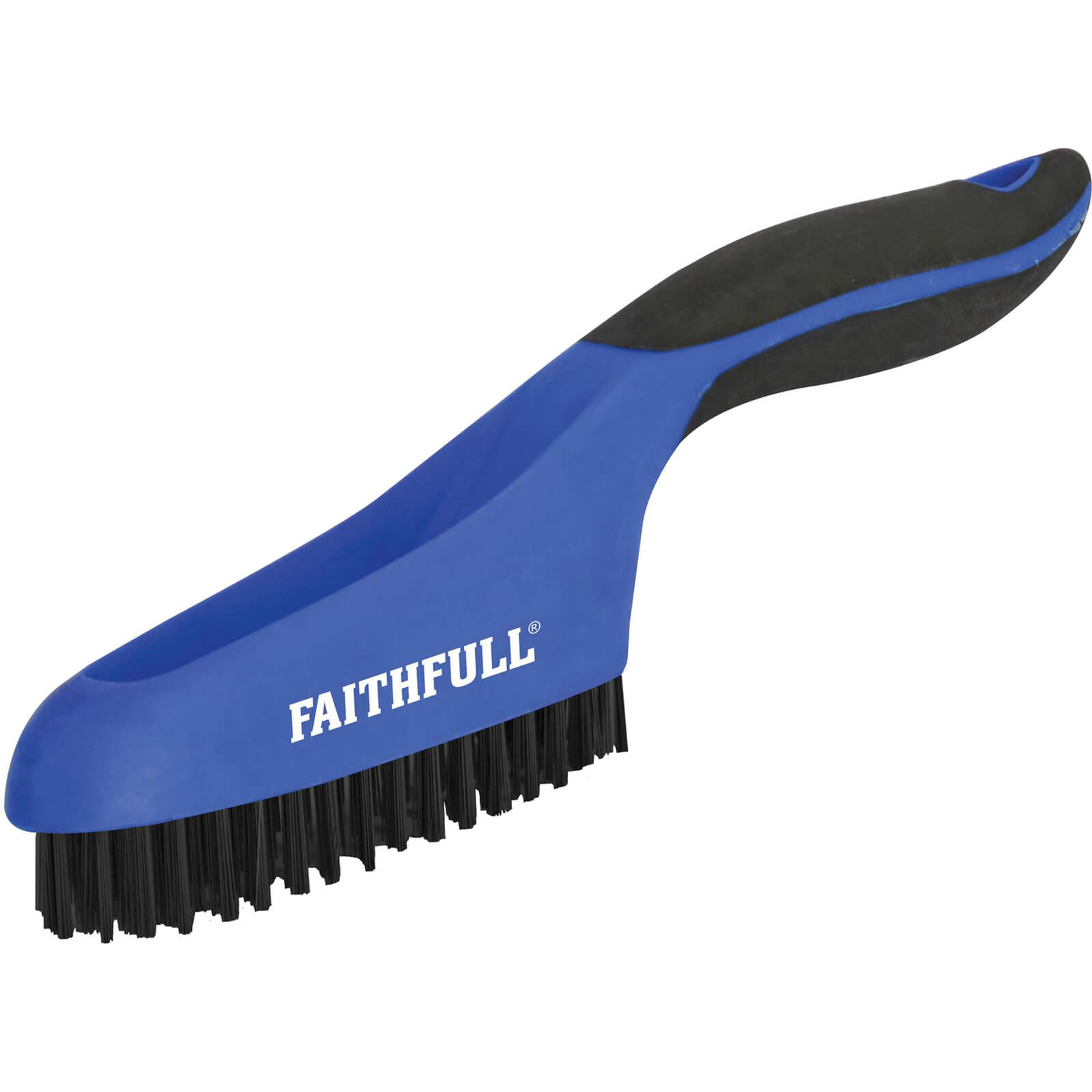 Photo of Faithfull Plastic Bristle Scratch Brush 4 Rows