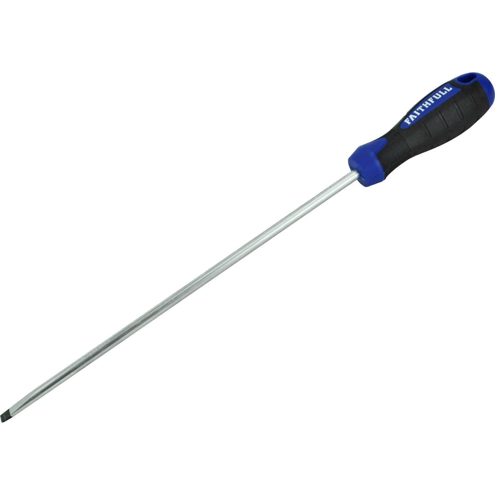 Photo of Faithfull Soft Grip Flared Slotted Tip Screwdriver 10mm 250mm