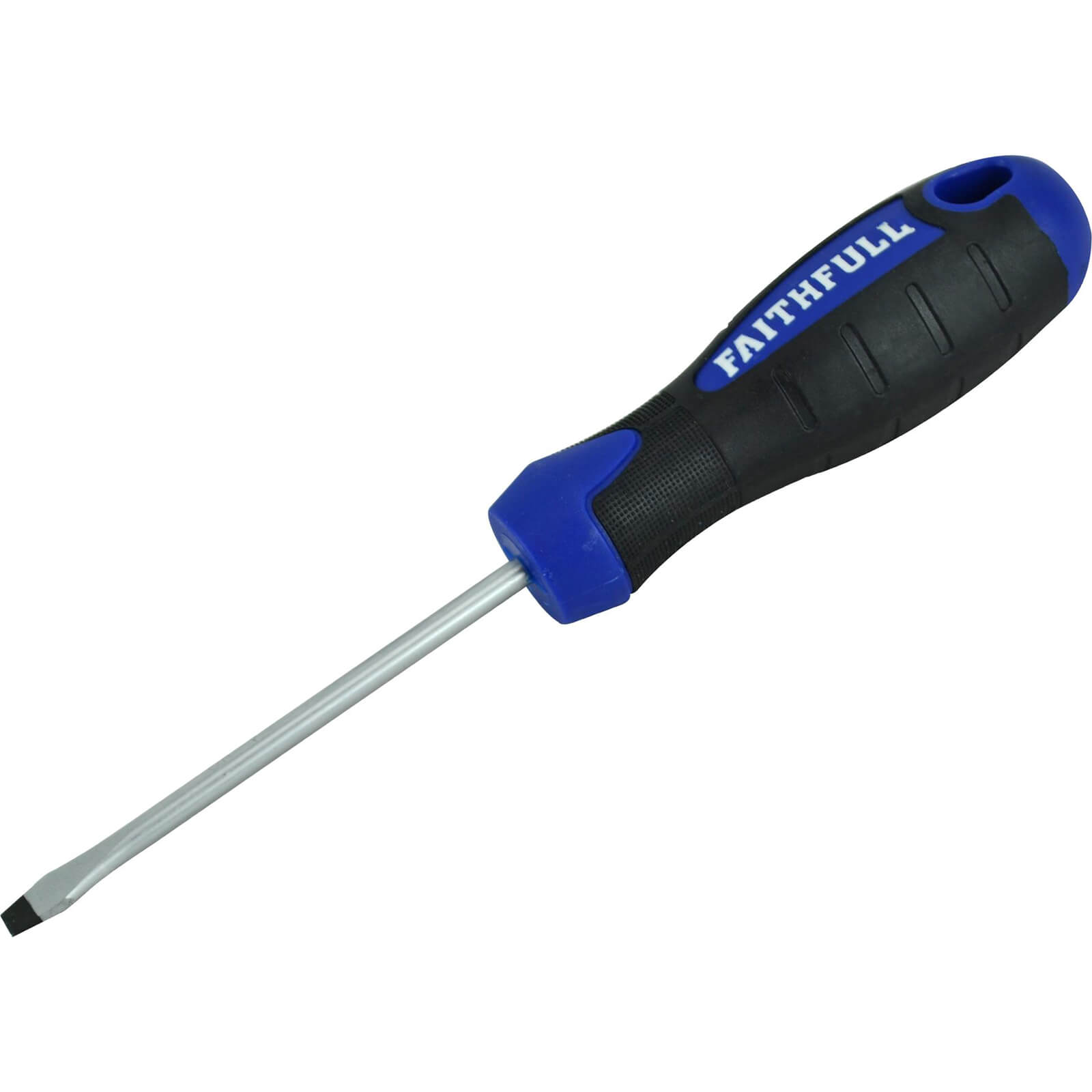 Photo of Faithfull Soft Grip Flared Slotted Tip Screwdriver 4mm 75mm