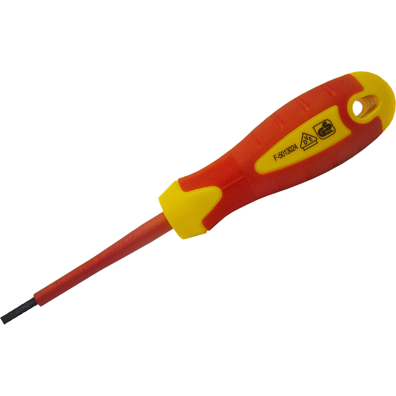 Photo of Faithfull Vde Insulated Soft Grip Slotted Screwdriver 5.5mm 125mm