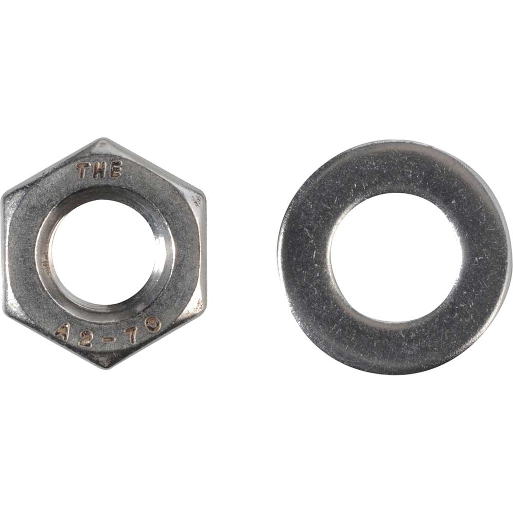 Photo of Forgefix A2 Stainless Steel Nuts And Washers M10 Pack Of 8