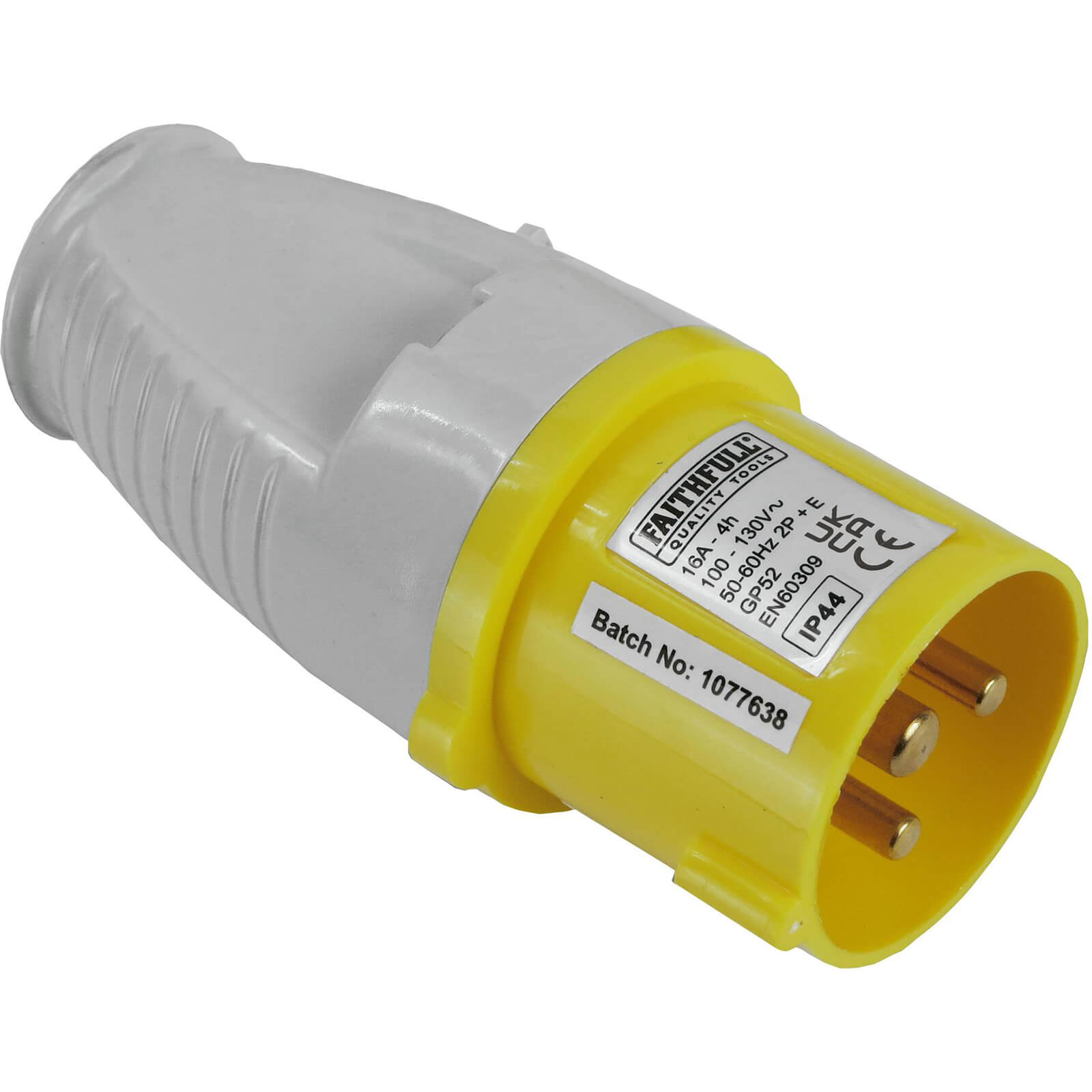 Photo of Faithfull Yellow Plug 16 Amp 110v 110v