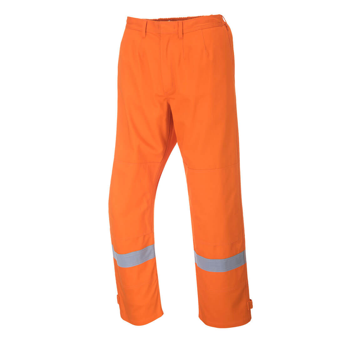 Photo of Biz Flame Plus Mens Flame Resistant Trousers Orange Medium 32