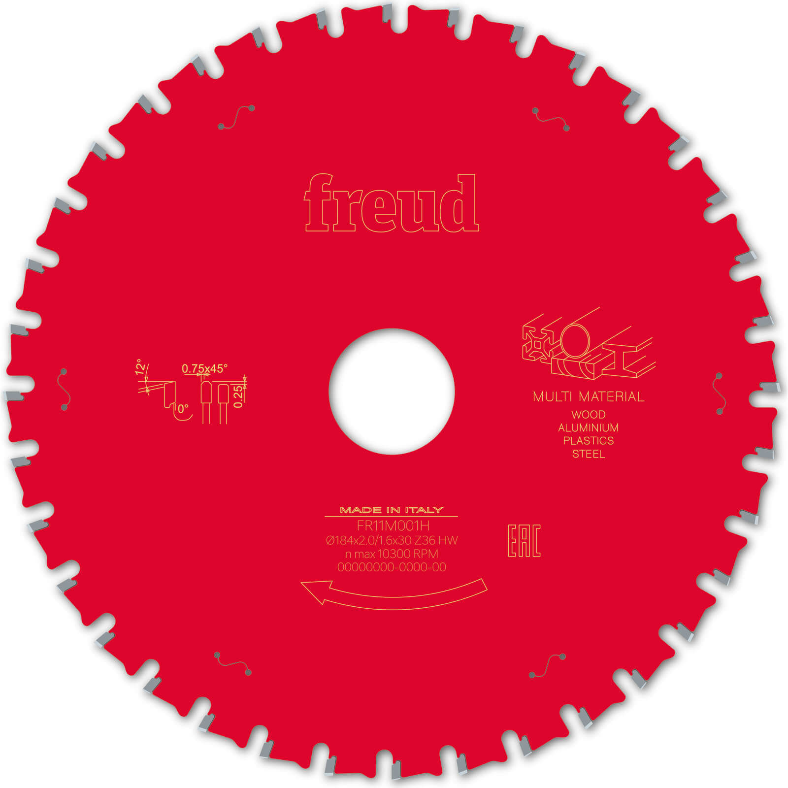 Photo of Freud Lp91m Multi Material Cutting Circular And Mitre Saw Blade 184mm 38t 30mm