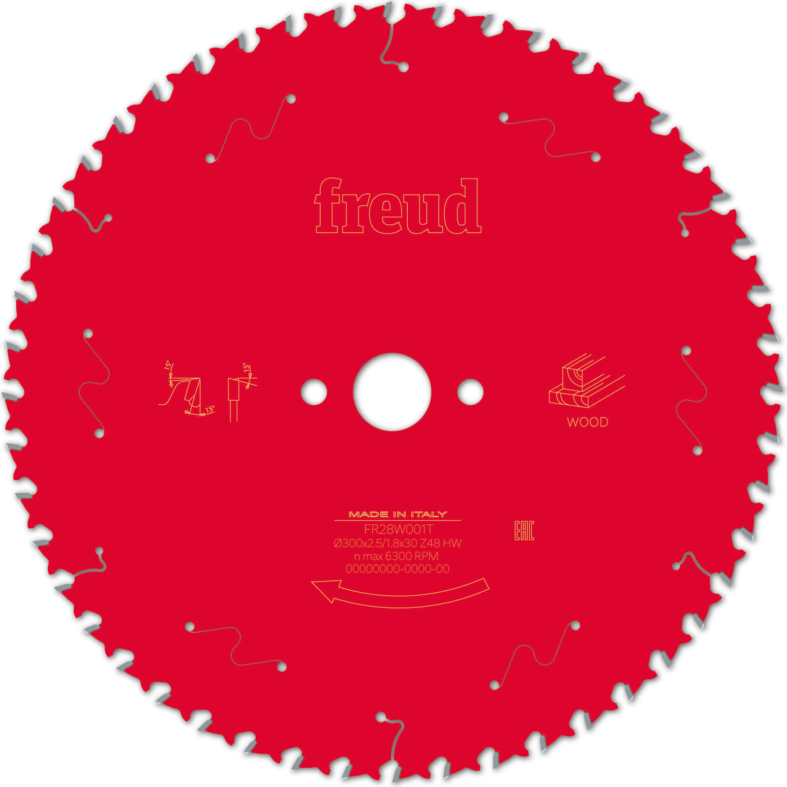 Photo of Freud Lp60m Solid Wood Rip And Cross Cutting Circular Saw Blade 300mm 48t 30mm