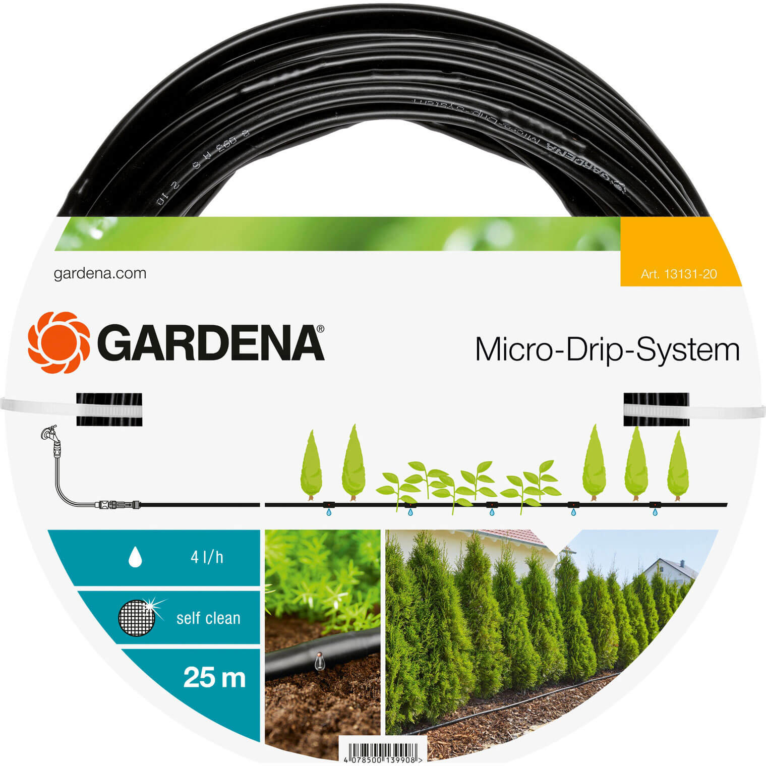 Photo of Gardena Micro Drip Above Ground Drip Irrigation Extension Pipe 1/2