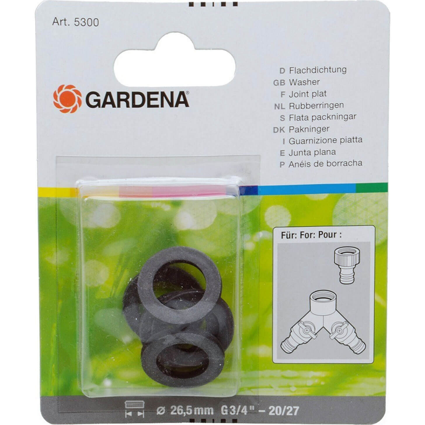 Photo of Gardena Original Replacement Tap Washers