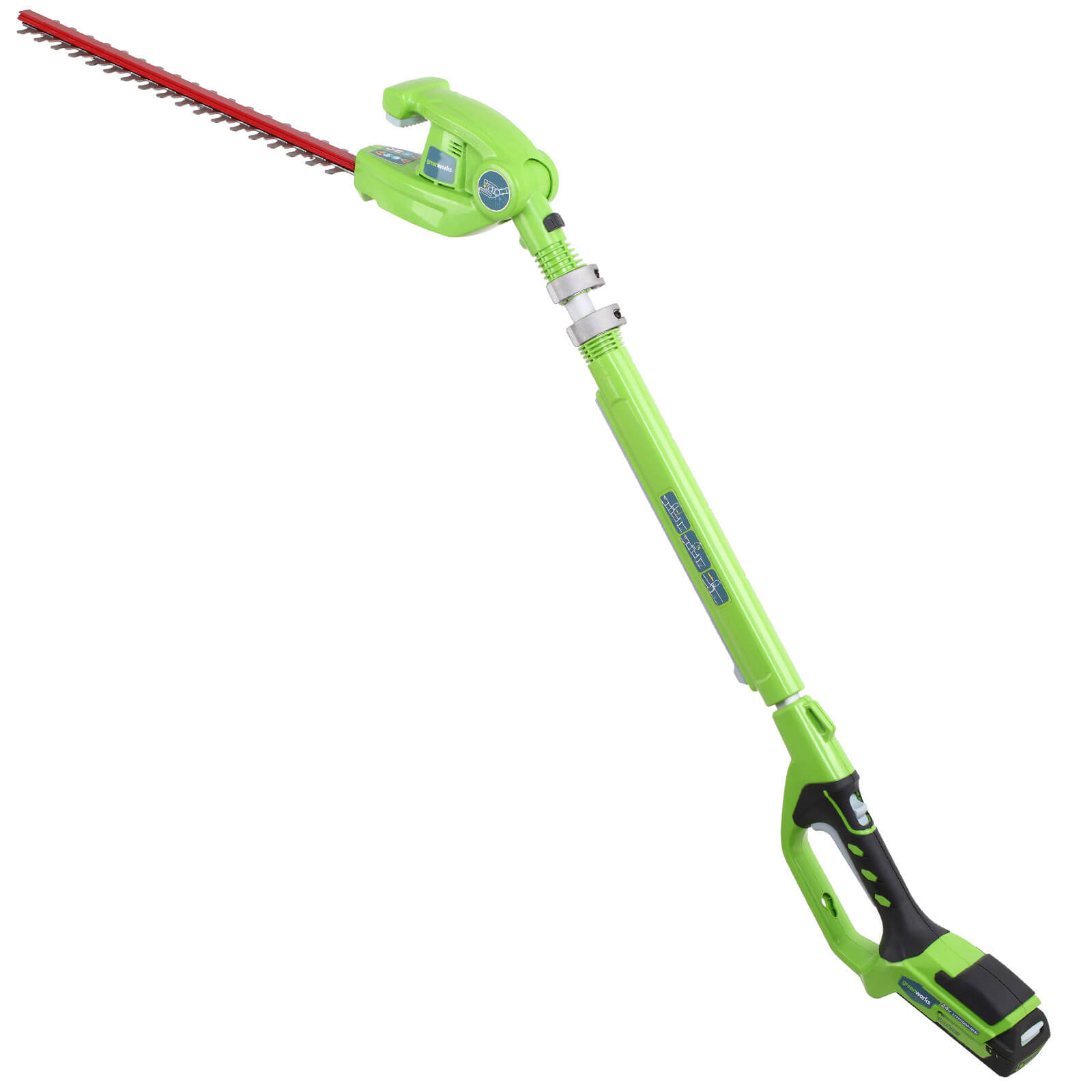 Photo of Greenworks G24ph51 24v Cordless Long Hedge Trimmer 510mm 1 X 2ah Li-ion Charger