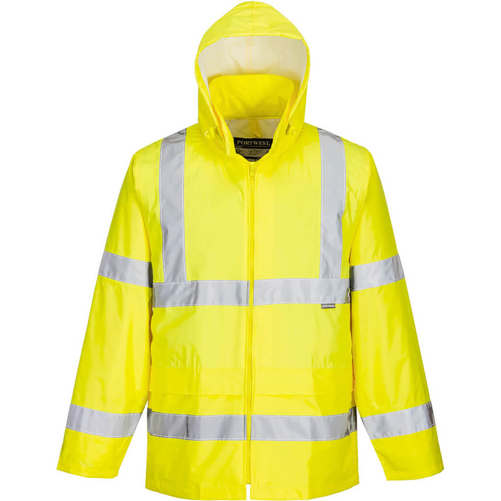 Photo of Portwest Hi Vis Rain Jacket Yellow 5xl