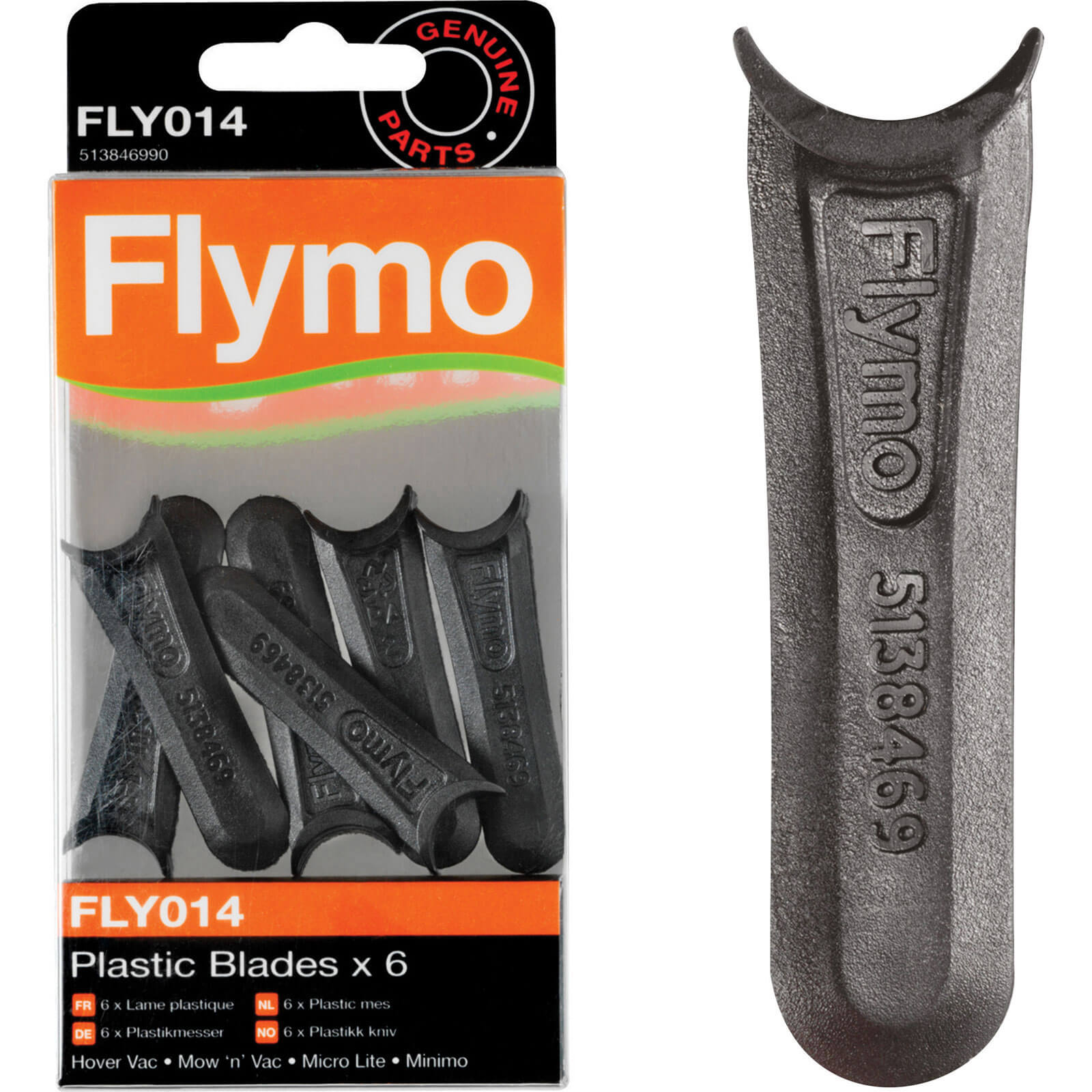 Photo of Flymo Fly014 Genuine Blades For Microlite- Minimo- Hover Vac And Mow N Vac Hover Mowers Pack Of 6