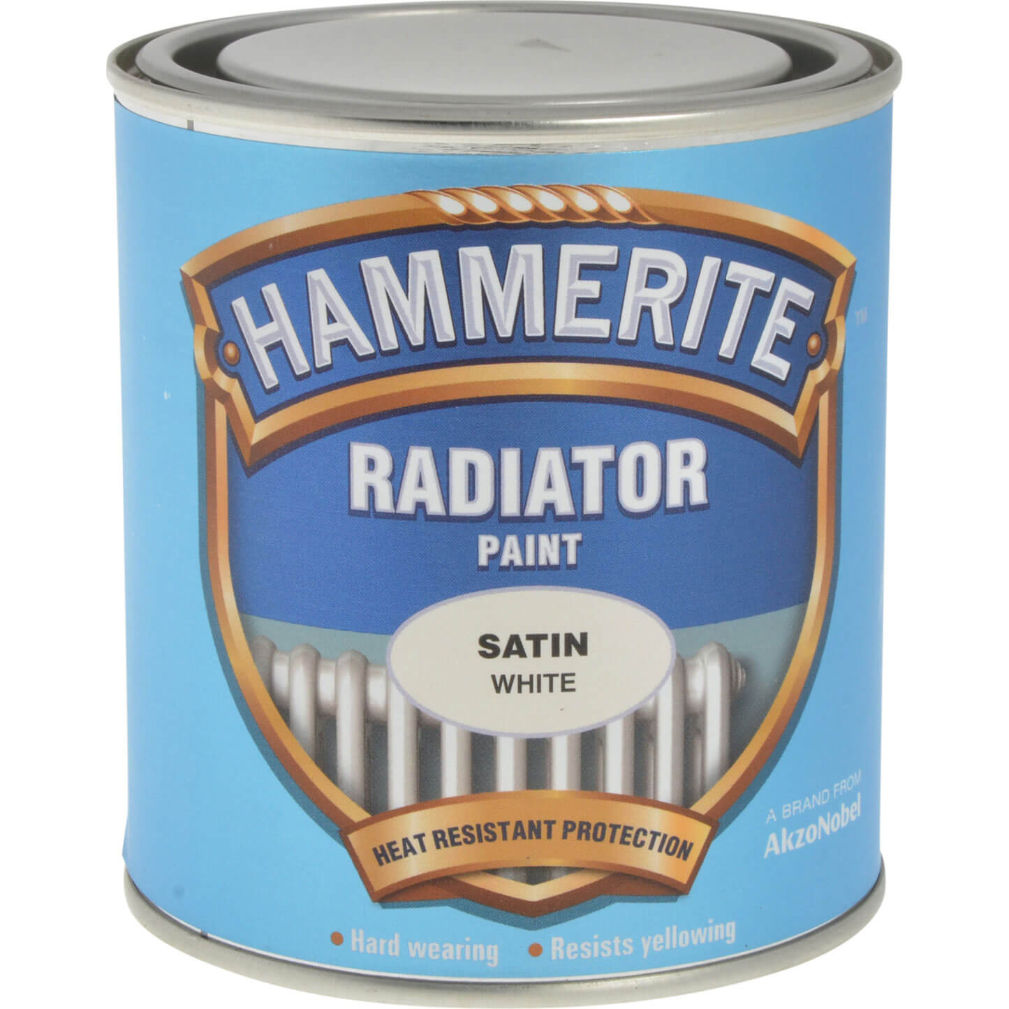 Photo of Hammerite Radiator Enamel Paint Satin White 500ml