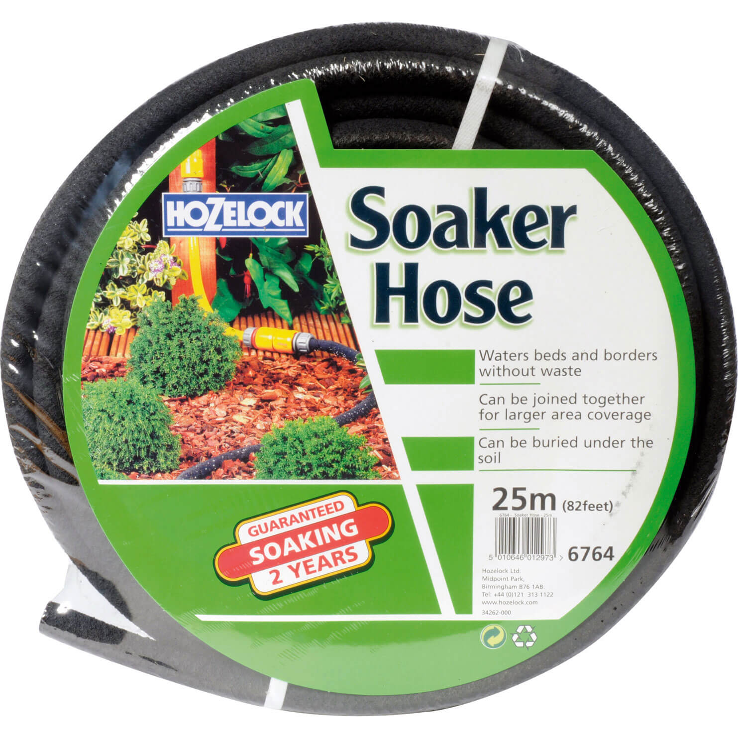Photo of Hozelock Porous Soaker Hose Pipe With Connector 1/2