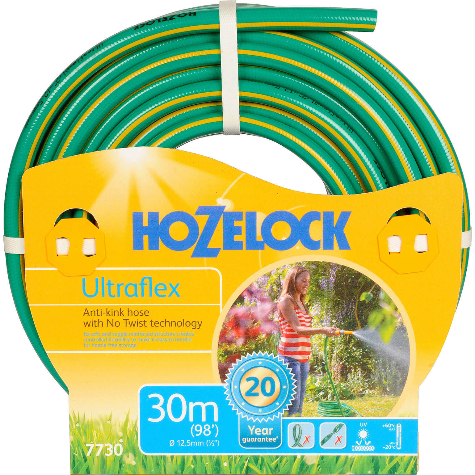 Photo of Hozelock Ultraflex Anti Kink And Anti Twist Hose Pipe 1/2