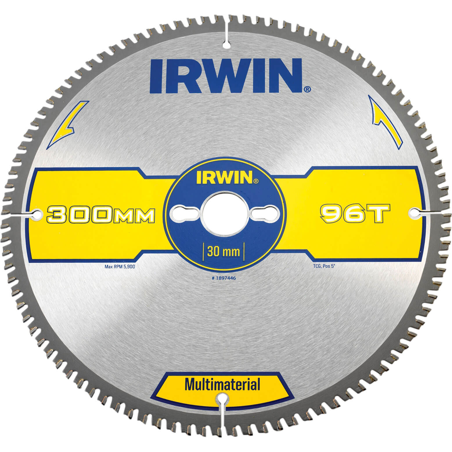 Photo of Irwin Multi Material Circular Saw Blade 300mm 96t 30mm