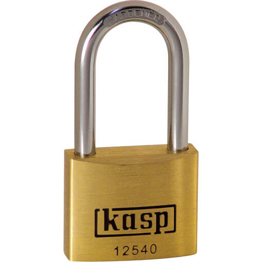 Photo of Kasp 125 Series Premium Brass Padlock 40mm Long