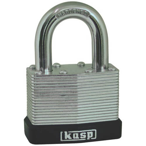 Photo of Kasp 130 Series Laminated Steel Padlock 60mm Standard