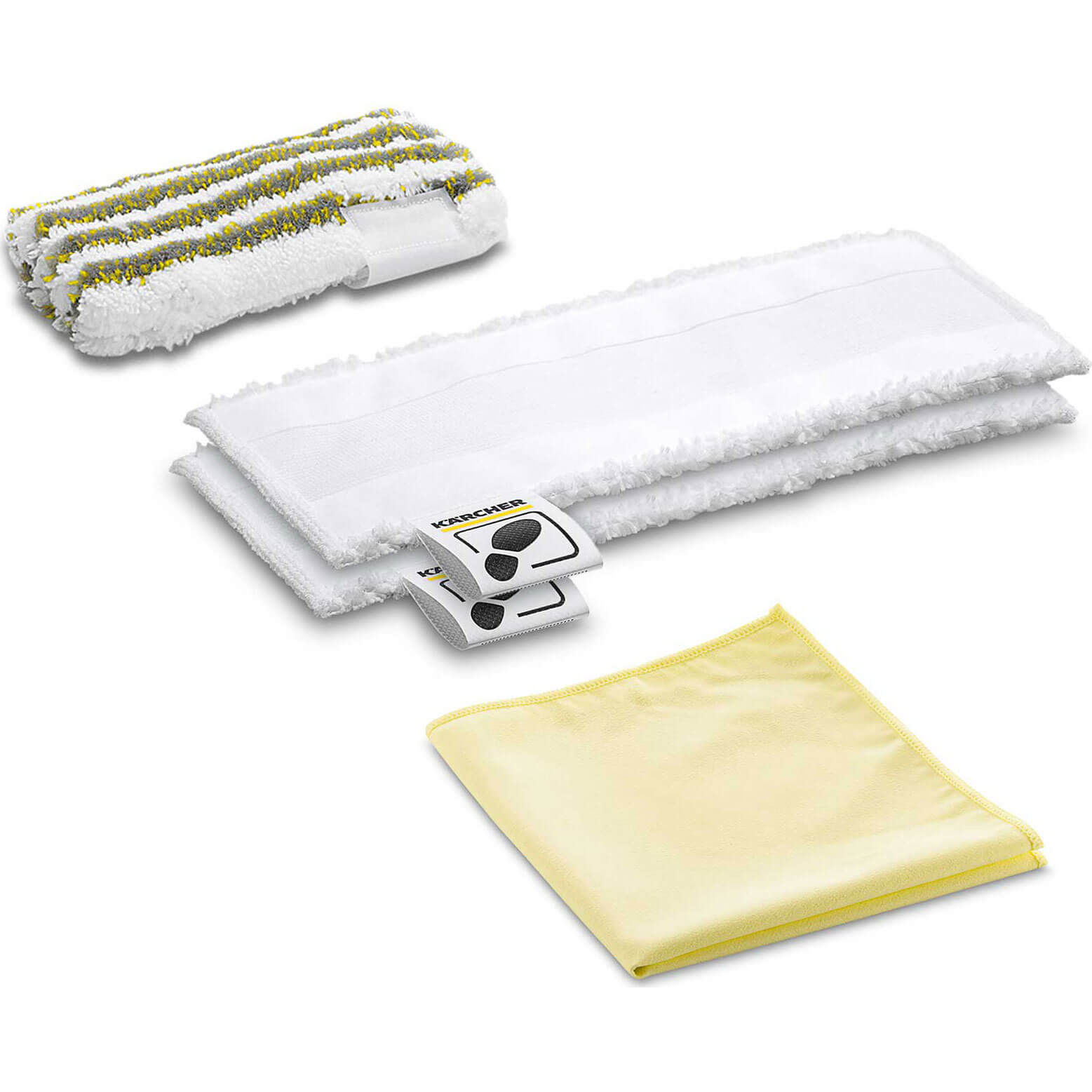 Photo of Karcher Floor Tool Bathroom Microfibre Cloth Set For Sc Easyfix Steam Cleaners