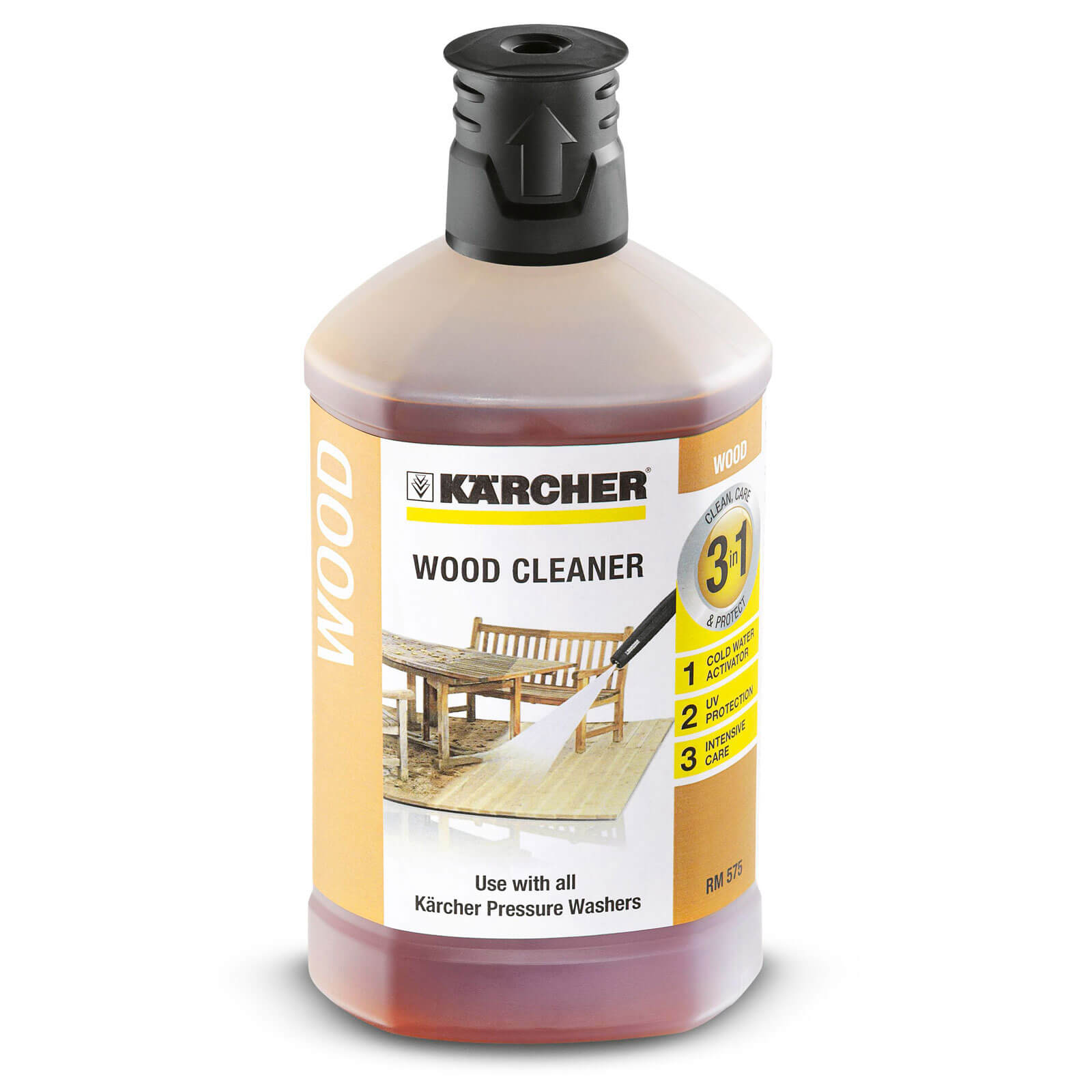 Photo of Karcher Multi Purpose Decking And Wood Plug N Clean Detergent 1l