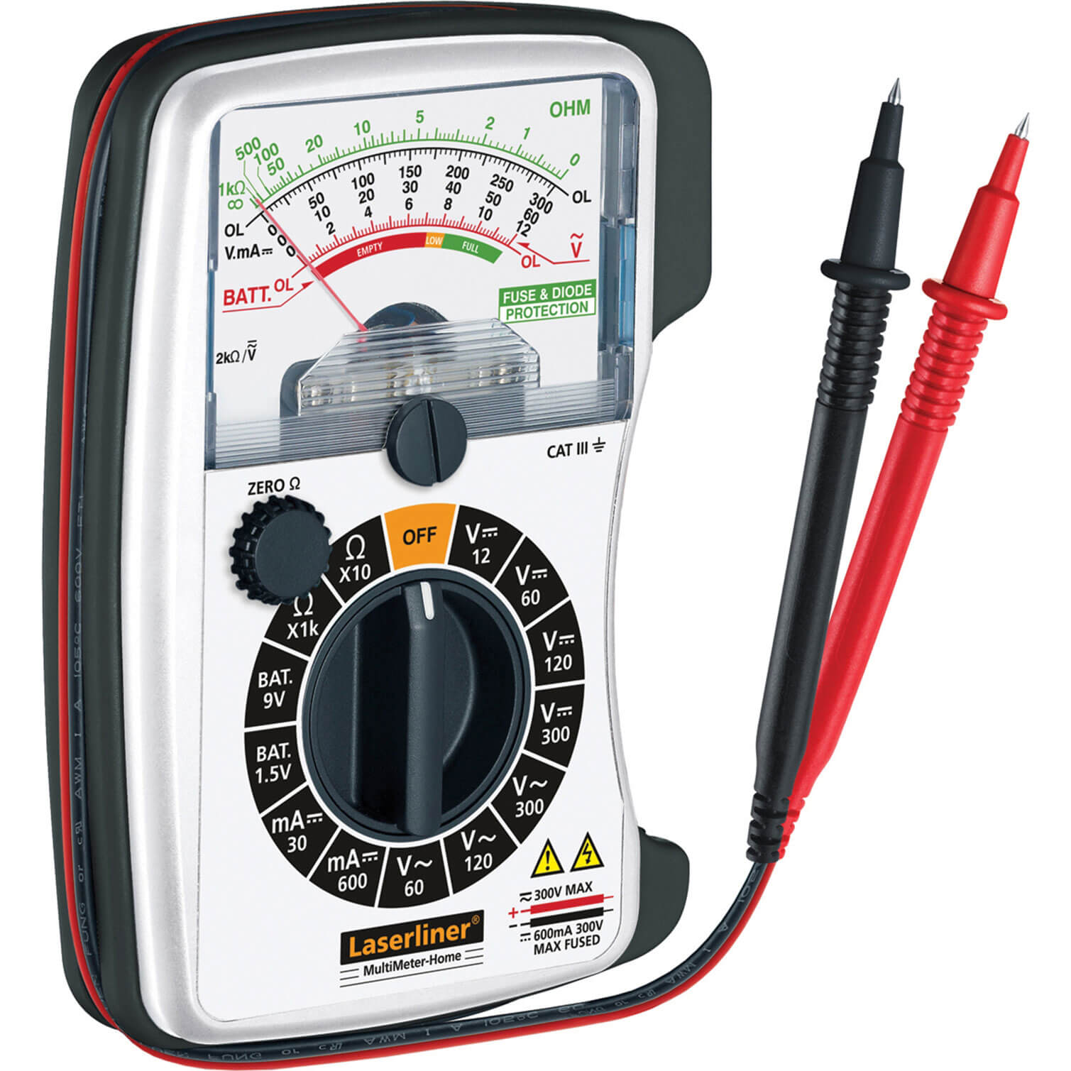 LaserLiner Multimeter Analogue AC / DC Voltage Tester Multimeters