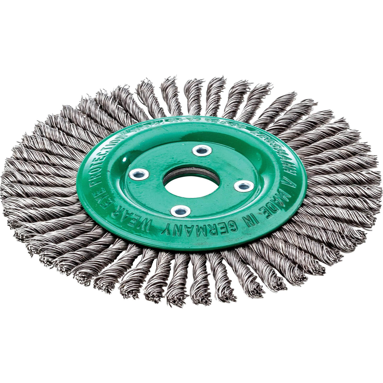 Photo of Lessmann Pipeline Stainless Steel Wire Wheel Brush 125mm 22.2mm Bore