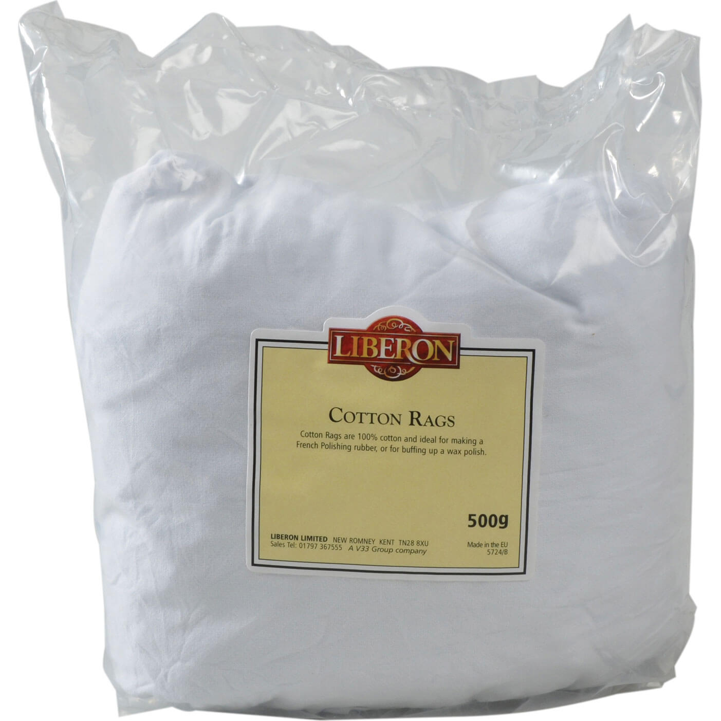 Photo of Liberon Cotton Rags 500g