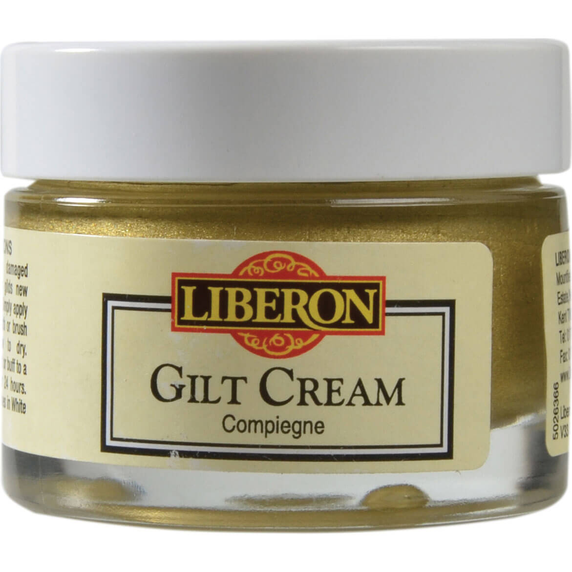 Photo of Liberon Gilt Cream 30ml Compiegne