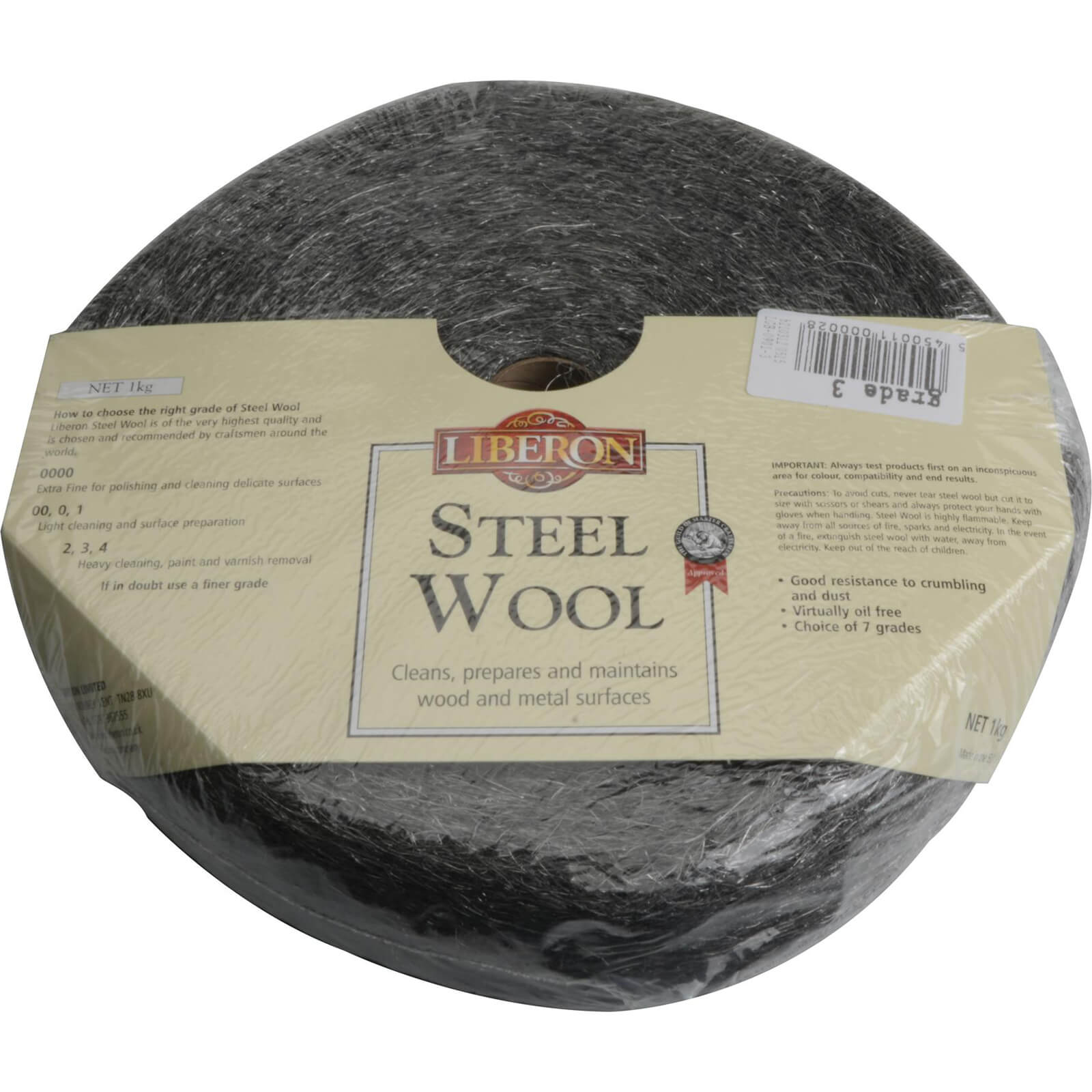 Photo of Liberon Steel Wire Wool 3 Coarse 1kg