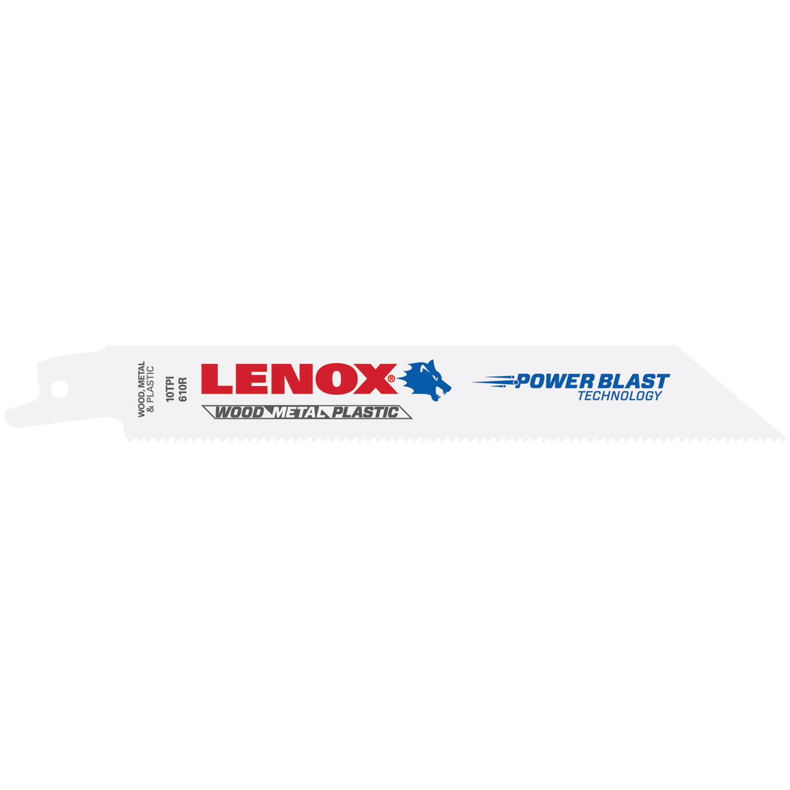 Photo of Lenox 10tpi Multi Material Reciprocating Saw Blades 152mm Pack Of 25
