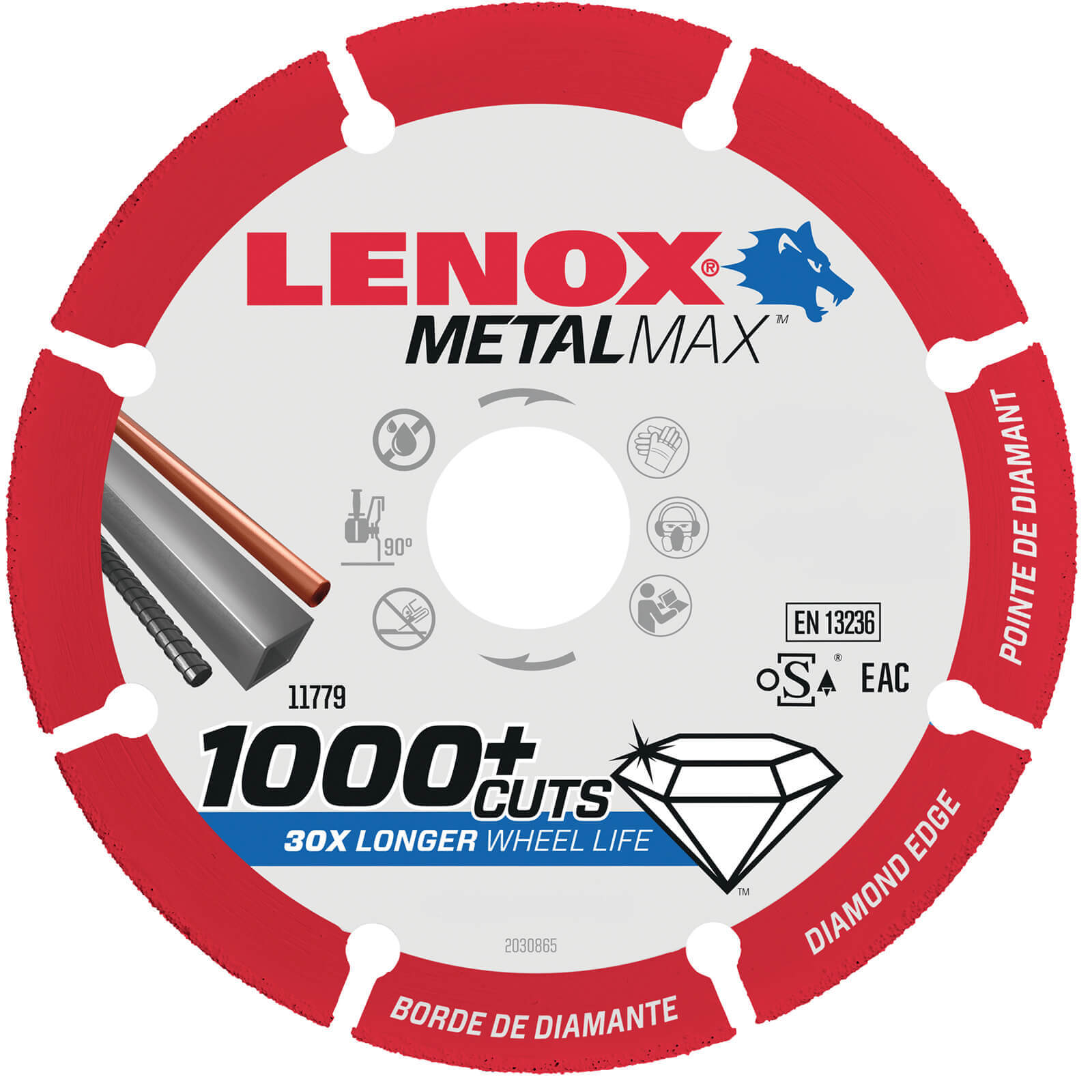 Photo of Lenox Metalmax Diamond Metal Cutting Disc 200mm