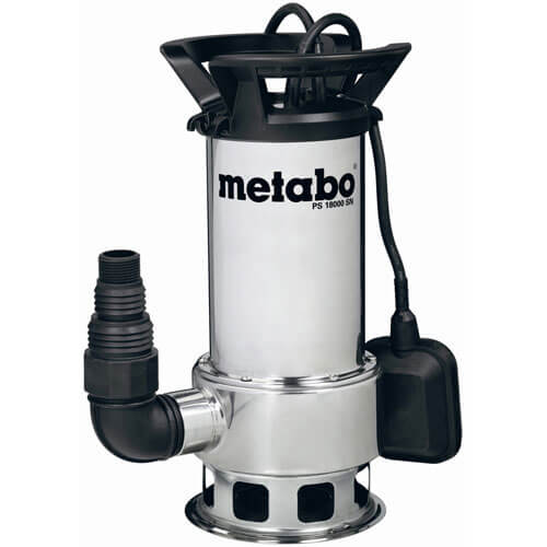 Photo of Metabo Ps18000sn Stainless Steel Submersible Dirty Water Pump 240v