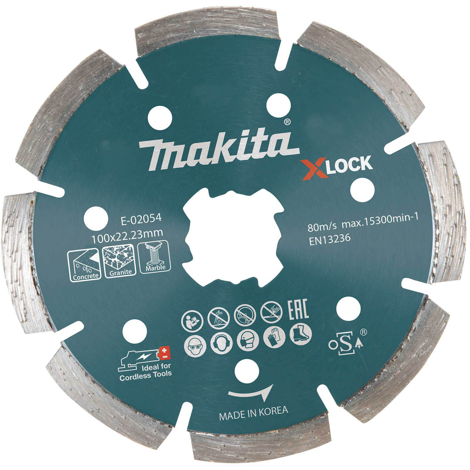 Photo of Makita X Lock Diamond Cutting Disc 100mm