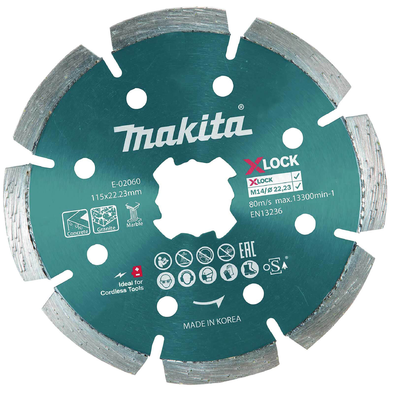 Photo of Makita X Lock Diamond Cutting Disc 115mm