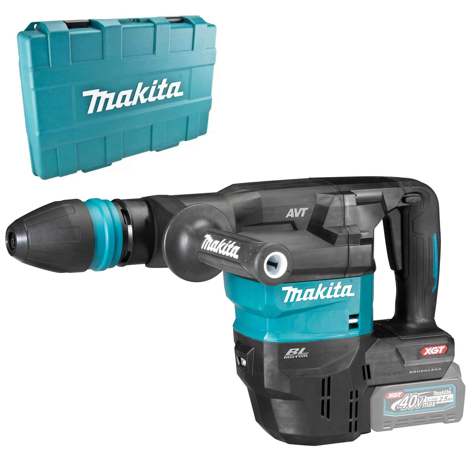 Photo of Makita Hm001g 40v Max Xgt Cordless Brushless Demolition Hammer No Batteries No Charger Case