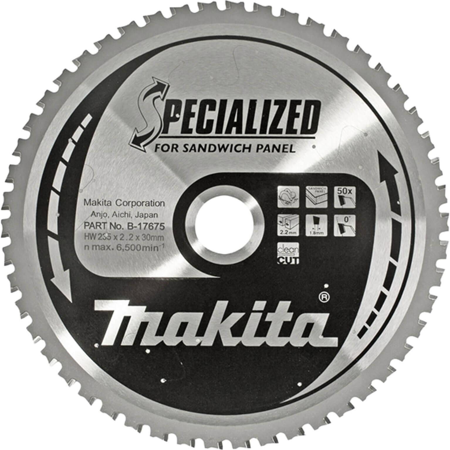 Photo of Makita Specialized Sandwich Panel Cutting Saw Blade 355mm 80t 30mm