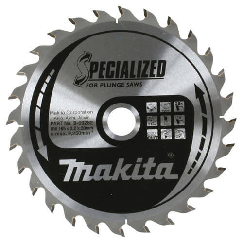 Photo of Makita Specialized Wood Cutting Saw Blade 160mm 28t 20mm