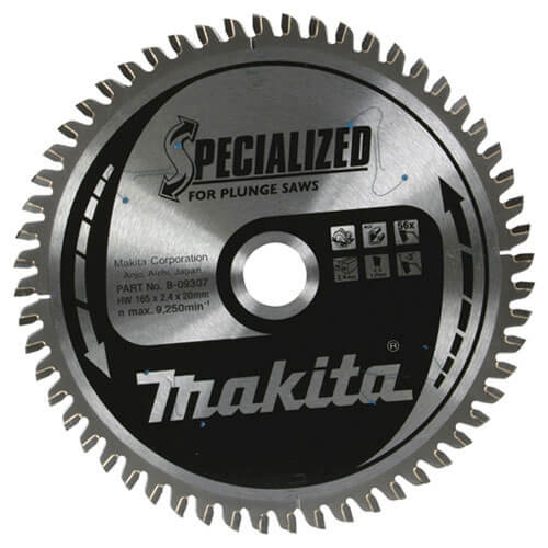 Photo of Makita Specialized Aluminium Cutting Saw Blade 165mm 56t 20mm