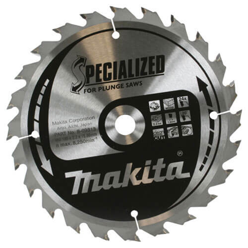 Photo of Makita Specialized Wood Cutting Saw Blade 190mm 24t 30mm