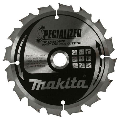 Photo of Makita Specialized Knot And Nail Cutting Saw Blade 270mm 60t 30mm