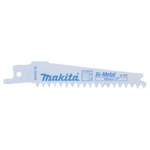 Photo of Makita Bi-metal Reciprocating Plasterboard Blades 100mm Pack Of 5